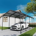 thumbnail image 2 of MOALCOFER 10'x20' Metal Carport,Heavy Duty Carport with Galvanized Steel for Cars,Boats,Truck, 2 of 8