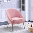 thumbnail image 2 of Homycasa 28.3" W Tufted Velvet Side Chair, 2 of 8