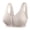 Gray, variant on Front Closure Bras for Women Comfy Full Coverage No Underwire Bras Wireless Bralettes Adjustable Strap Tank Top Style Brassiers, 36B/C-42B/C