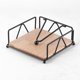thumbnail image 1 of Caja de Pañuelos de Hierro Artístico, Soporte Negro para Pañuelos, 1 of 7