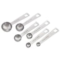 thumbnail image 1 of Kitchen 6pcs/set Stainless Steel Measuring Spoons Dry Liquid Ingredients Cooking Baking Measuring Tools Cup, 1 of 9