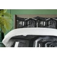 thumbnail image 4 of Ambesonne Space Duvet Cover Sets, Dark Future Adventure, 2-King, Greenish Grey, 4 of 7