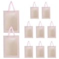 thumbnail image 1 of WHAMVOX 10Ud Bolsas Transparentes Para De Flores Con Asa En Papel Rosa Para Regalos Y Fiestas, 1 of 6