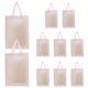 thumbnail image 1 of WHAMVOX 10Ud Bolsas Transparentes Para De Flores Con Asa En Papel Rosa Para Regalos Y Fiestas, 1 of 6
