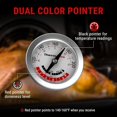 thumbnail image 1 of HLONK Large Dial Instant Read Analog Meat Thermometer - Oven or Grill Safe - Stainless Steel Rustproof - Jumbo Easy Read Thermometer for Grill  Cooking  Baking, 1 of 4