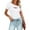 White, variant on VICHVVY Womens Fashion Fall Clothes One Piece Cutout Tops Long Sleeve Ribbed Slim Fitted Shirts Tee Tshirts