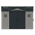thumbnail image 5 of Duramax 10.5 x 8 Apex Pro Plastic Vinyl Storage Shed w/Foundation, 2 windows & side door, 5 of 12