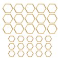 thumbnail image 2 of Marqueurs de Point de Tricot, 30 Pcs Hexagonaux Réutilisables pour Crochet pour Bricolage, 2 of 8
