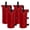 Red, variant on Canopy Weights Sand Bags, 4-Pack Tent Weights Tent Windproof Sandbag for Outdoor Camping, Hiking & Travel, Durable Sandbag Weights for Gazebo, Sand Not Included Blue