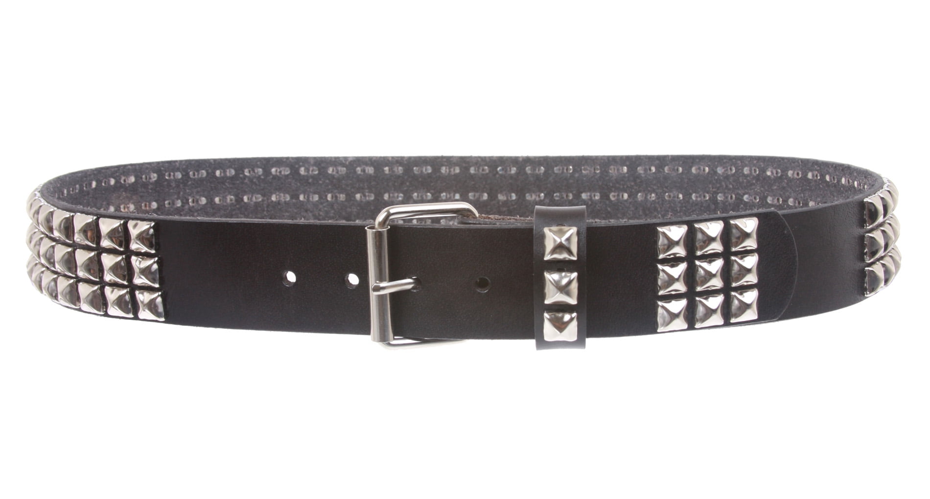 Snap On Three Row Punk Rock Star Metal Silver Studded Full  display picture 1