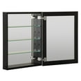 thumbnail image 2 of Foremost Metal Medicine Cabinet 23" X 30" Beveled Mirror in Black, 2 of 2