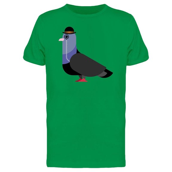 Classy Pigeon Cartoon Tee Men's -Image by Shutterstock
