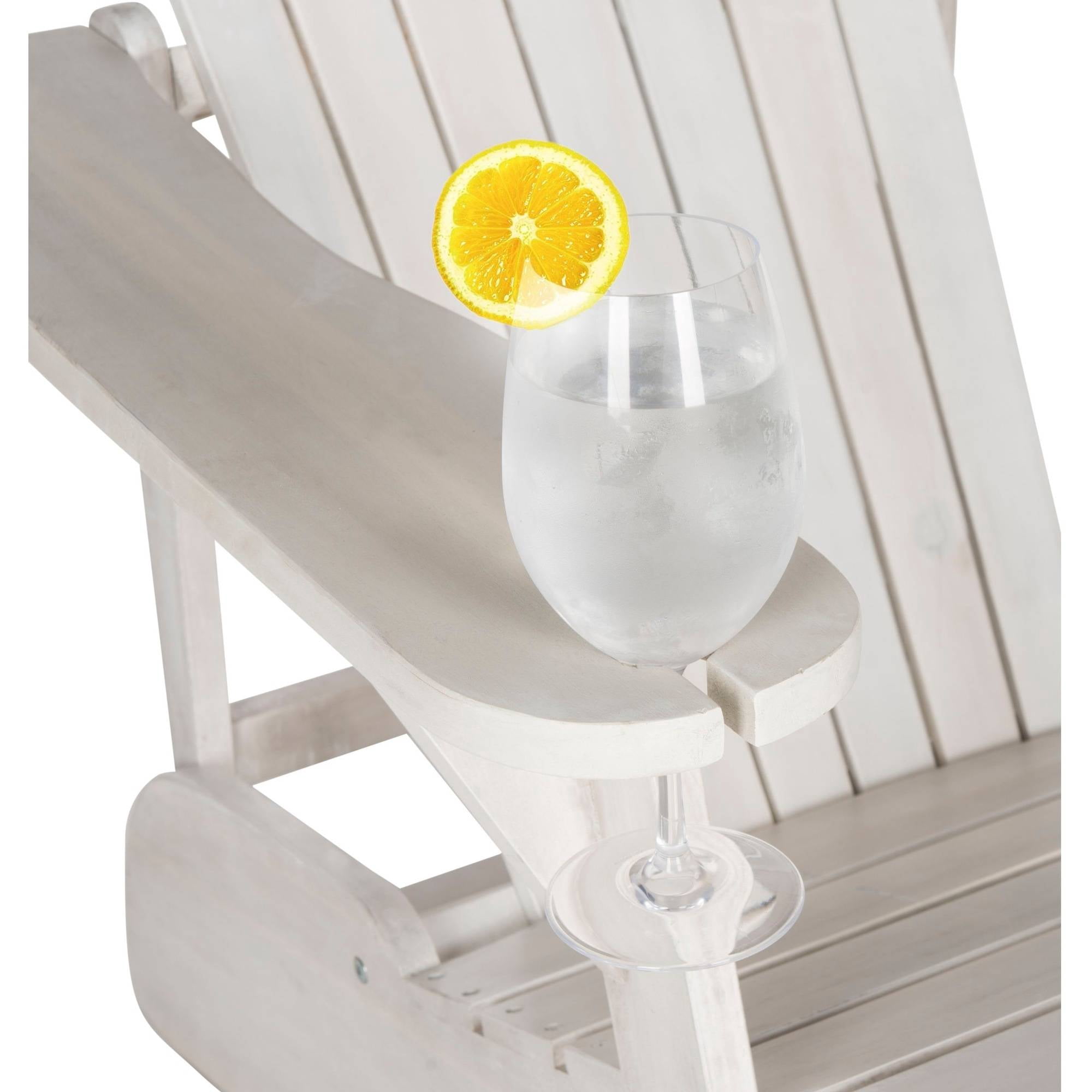 Safavieh Vista Outdoor Contemporary Adirondack Chair, Antique White