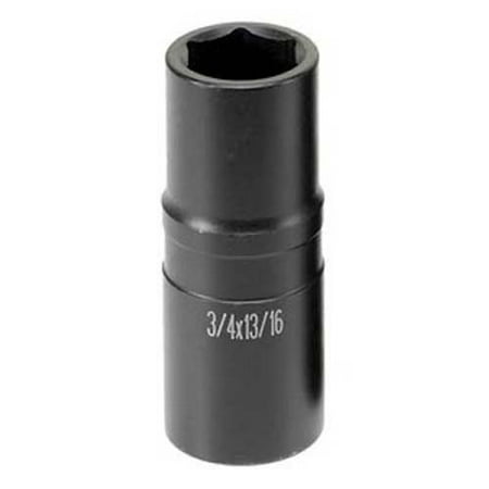 

Grey Pneumatic 2349D 1/2 Drive x 7/8 & 15/16 Thin-Wall Flip Socket