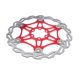 thumbnail image 1 of Rotor de bicicleta de Rotor de freno de disco flotante de 180mm para bicicleta de carretera bicicleta de montaña rojo kusrkot Rotor de freno de disco de bicicleta, 1 of 8