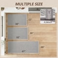 thumbnail image 2 of VUNATE Kitchen Rugs 20"x47" Herringbone Woven Non-Slip Kitchen Mat, Washable Absorbent Floor Rug with Durable Backing, Soft Low Profile Kitchen Rug for Sink Area, Entryway, Laundry Room Gray, 2 of 7