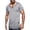 Grey, variant on Plus Size T Shirts for Man Summer Casual Short Sleeve V Neck Tshirts Lightweight Breathable Athletic Workout Tees