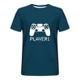 thumbnail image 1 of Pajamas for Men Set Short Sleeve Solid Casual Shirt 1 Pc, 1 of 4