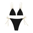 thumbnail image 1 of Conjuntos de bikinis sólidos de encaje de cintura alta dividida para mujer OAVQHLG3B Store lin121212, 1 of 4