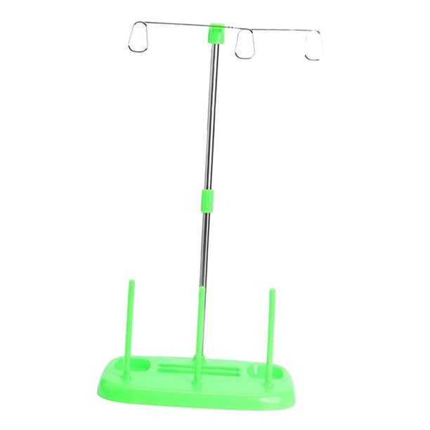 3 carretes de soporte alimentación más suave soporte de soporte Portable de para en hogar, máquinas DIY Craft Verde BLESIY Soporte para carretes de máquina de coser
