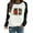 Black, variant on WXLWZYWL Trendy Sweatshirts For Women 2023 Women Long Sleeves Casual Valentine'S Day Printing Round Neck Sweatshirt Crewneck Pullover Tunic Tops