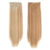 thumbnail image 4 of Xihbxyly Liquidation Mode Cheveux Longs à Clipser Extensions Cheveux Complets Perruque Droite Offres de Vacances, 4 of 4
