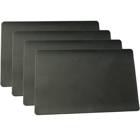 

Leather Placemats Table Mats Set of 4 Easy to Clean for Kitchen Dining Table Conference Table