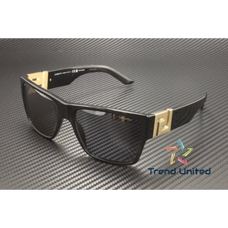 Versace Yellow Mirror Rectangular Men's Sunglasses VE2257 1002C9