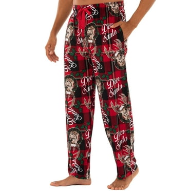 Zupora Mens Pajama Pants Soft Comfy Stretch Loose Satin Silk Funny 