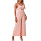 thumbnail image 1 of INSPIRE CHIC Mono de verano sin mangas de corte, smock y pierna ancha para mujer en color rosa M, 1 of 6