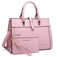 thumbnail image 1 of Bolso de mano Dasein con cinturón y solapa, bolso de hombro, rosa, 1 of 5