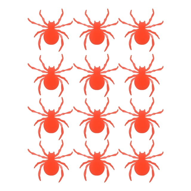 12 Halloween Wall Decals with Bright Party Decorations for Festive Atmosphere Easy Application 12PCS