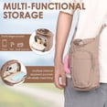 thumbnail image 2 of Water Bottle Carrier Bag Water Cup Crossbody Bag Bottle Holder Carrier with Removable Adjustable Strap for 18 to 64 oz Cup, 2 of 10