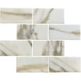 thumbnail image 2 of Apollo Tile 10 pack 11.5-in x 11.5-in Gray White Matte Finished Subway Recycled Glass Mosaic Tile (9.18 Sq ft/case), 2 of 4