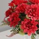 thumbnail image 5 of Simulación Plástica Ramo artificial de crisantemos multicolor con hojas de helecho para decoración de bodas y fiestas en el hogar (multicolor) Rkxzt, 5 of 9