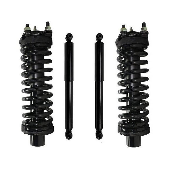 Front and Rear Suspension Strut and Shock Absorber Assembly Kit - Compatible with 2002 - 2012 Jeep Liberty GAS 2003 2004 2005 2006 2007 2008 2009 2010 2011