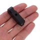 thumbnail image 3 of Furniture Concealed Connector Narrow Design Kitchen Use Plastic Black for Heavy Duty 10 Sets, 3 of 3