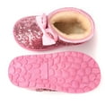 thumbnail image 6 of ZACPNCV Girls Winter Boots Kids Snow Ankle Fuzzy Boots for Toddler Pink, 6 of 7