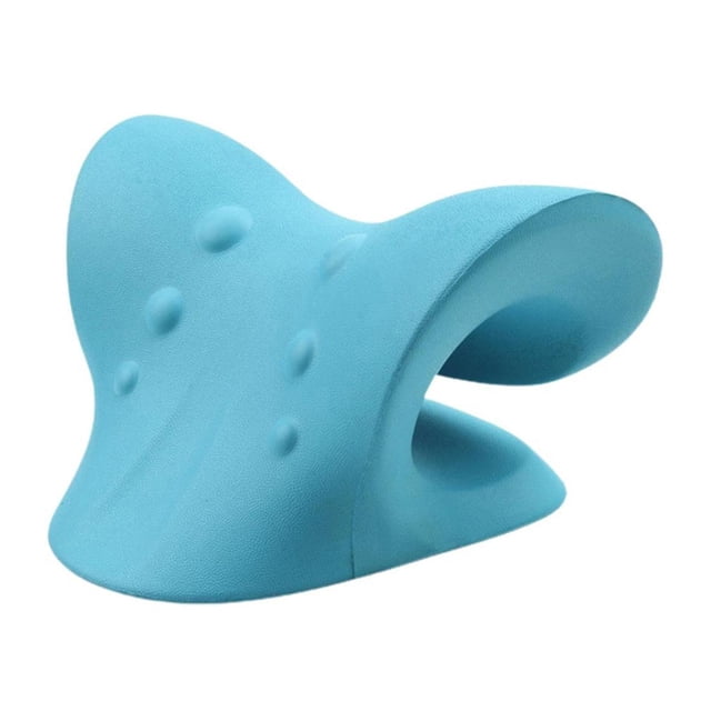 Almohada de tracción para el cuello Camilla de cuello para aliviar el dolor de cuello Relajador de hombros,/Azul/ kaili Sencillez