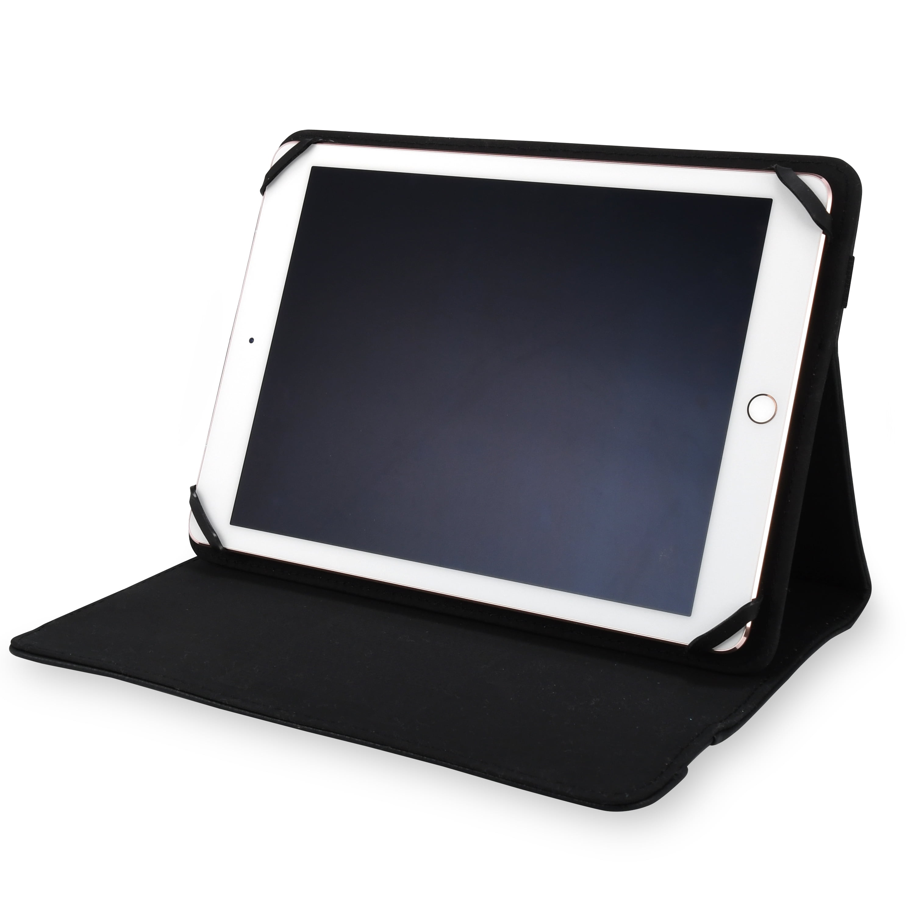 onn. 10' Universal Tablet Case with Stand, Comes with Stylus and Cleaning Cloth