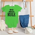 thumbnail image 3 of Big Brothers Rule Oldest Bro Funny Bodysuit Jumper Boys Infant Baby Brisco Brands 6M, 3 of 6