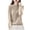 Khaki, variant on TOUMENY Women's Fall Winter Knitted Sweater Crewneck Long Sleeve Solid Casual Loose Pullover Tunic Tops Cozy Knitwear Beige L