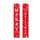 thumbnail image 2 of Pack Letrero de Feliz Navidad - Decoraciones navideñas para puertas de porche - Decoración navideña al aire libre - Letrero rojo de Feliz Navidad para ciudad, espacio libre para colgar en la pared al, 2 of 5
