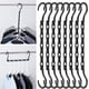 thumbnail image 1 of Perchas ahorradoras de espacio para ropa, paquete de 10, organizador de perchas múltiples Black Magic Hangers, organizadores de armario y sistema de almacenamiento, 1 of 5