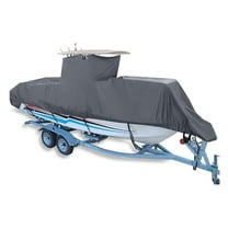 20-22FT 420D Heavy Duty Center Console T-Top Roof Boat Cover Replacement for Center Console Style Boats with T-Top Roofs
