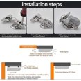 thumbnail image 4 of 10 Pcs Hinge Lights Universal Cabinet Light Warm White Color 12V 23A Battery, 4 of 5