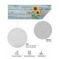 thumbnail image 6 of Vintage Sunflower Front Door Mat You Are My Sun Shine Butterfly Blue Wood Board Welcome Doormat Indoor Outdoor Entrance Floor Mat Non-Slip Washable Runner Rug for Front Porch Decor 18x60 Inch, 6 of 6