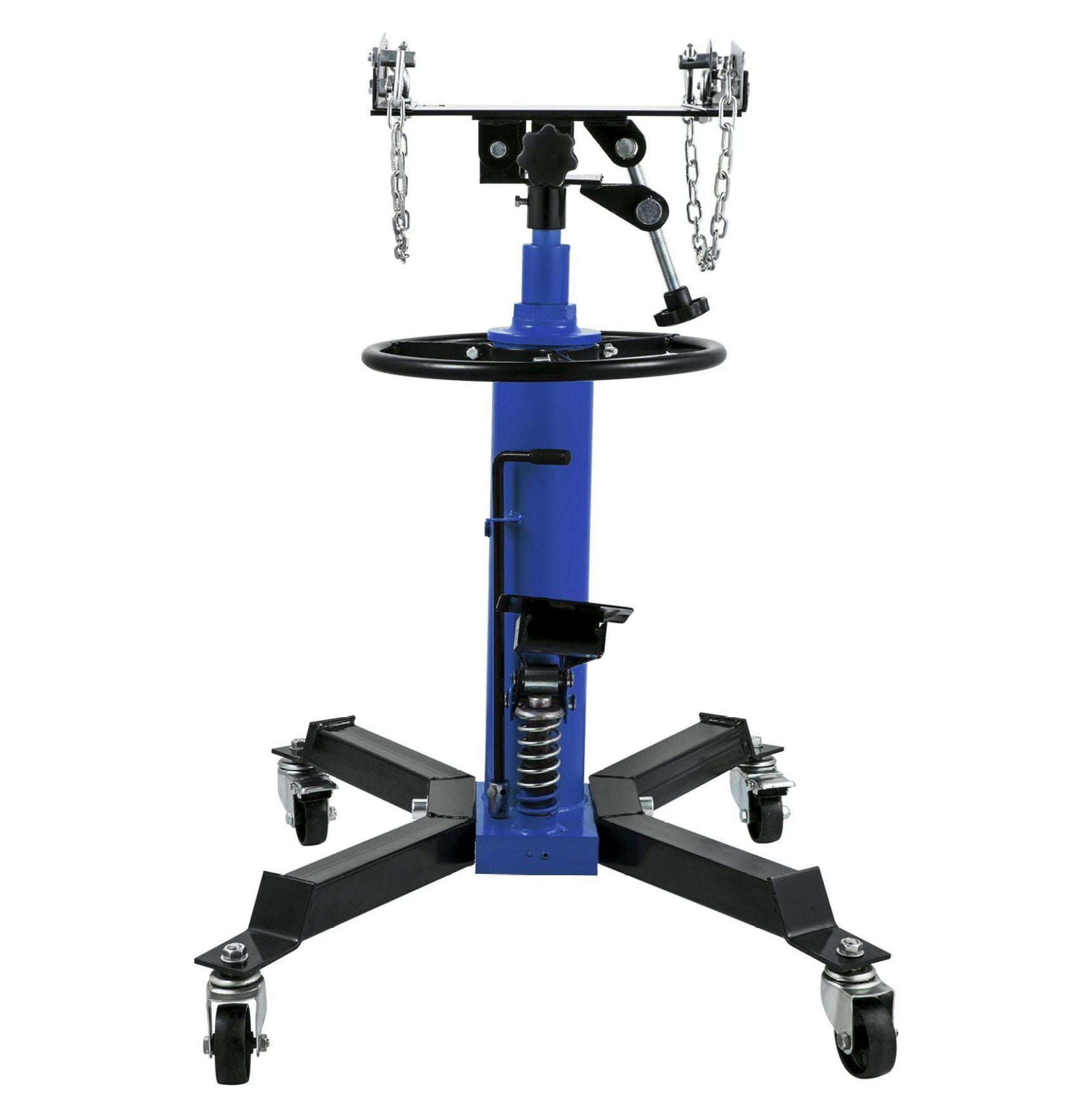 Transmission Jack 1100 Lbs, 33-67" High Lift Telescoping Hydraulic Jack, 1/2 Ton Shop Floor Jack with Pedal & Swivel Wheels for Garage Automotive