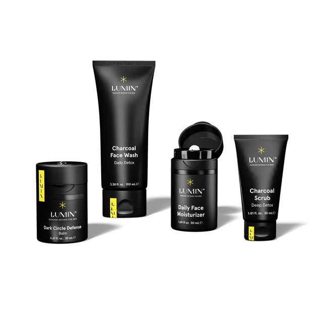 Kit de cuidado de la piel Lumin Class Act Bundle para hombre con limpiador facial y exfoliante