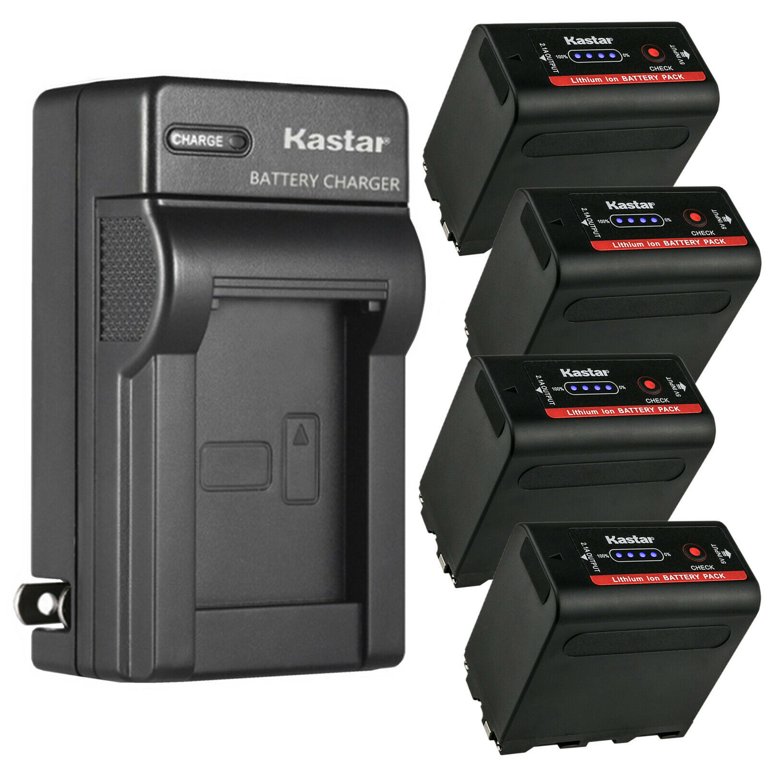 Kastar 4-Pack Battery and AC Wall Charger Replacement for Sony CCD-TRV87  CCD-TRV88 CCD-TRV90 CCD-TRV91 CCD-TRV92 CCD-TRV93 CCD-TRV930 CCD-TRV94